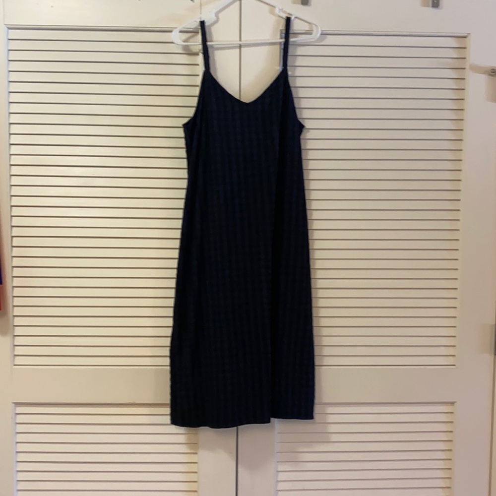 Blue/black dress